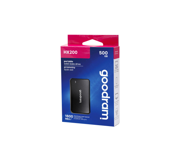 GOODRAM HX200 500GB Black - 1276112 - zdjęcie 6